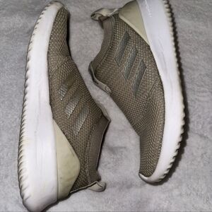 Adidas Beige Slip-On Shoes Womens Size 10